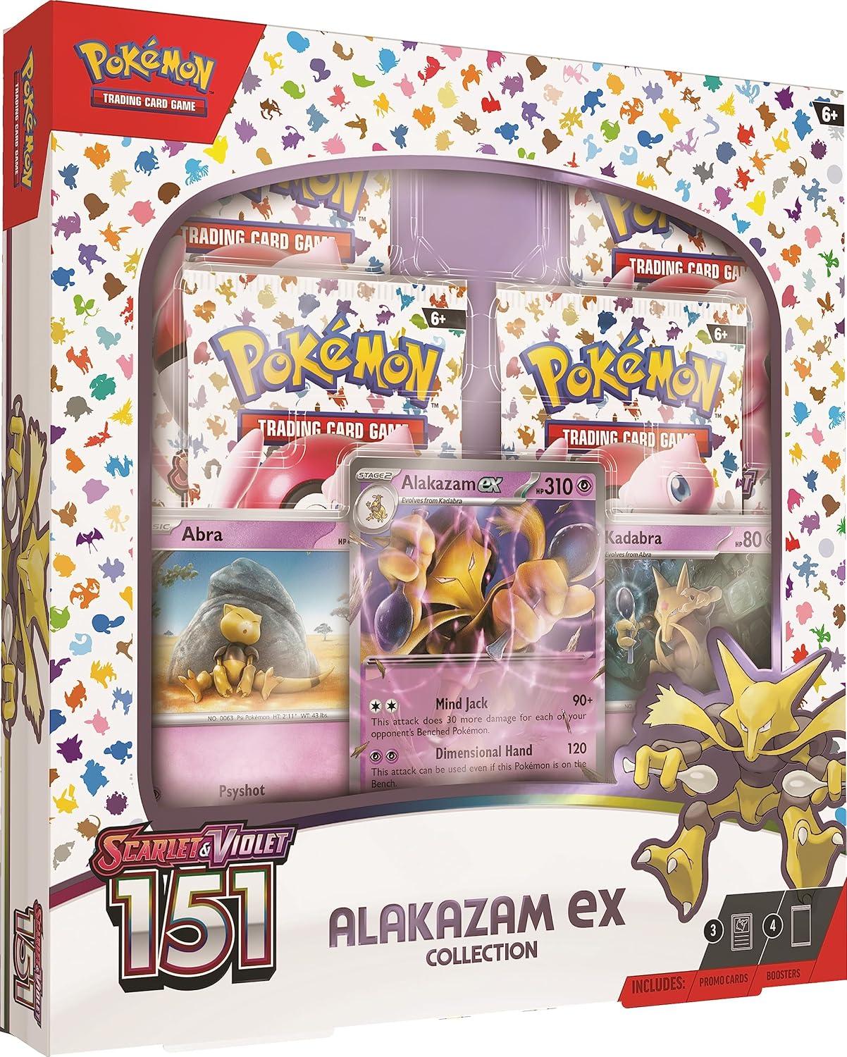 Alakazam poster collection contains 4 packs and 3 promos