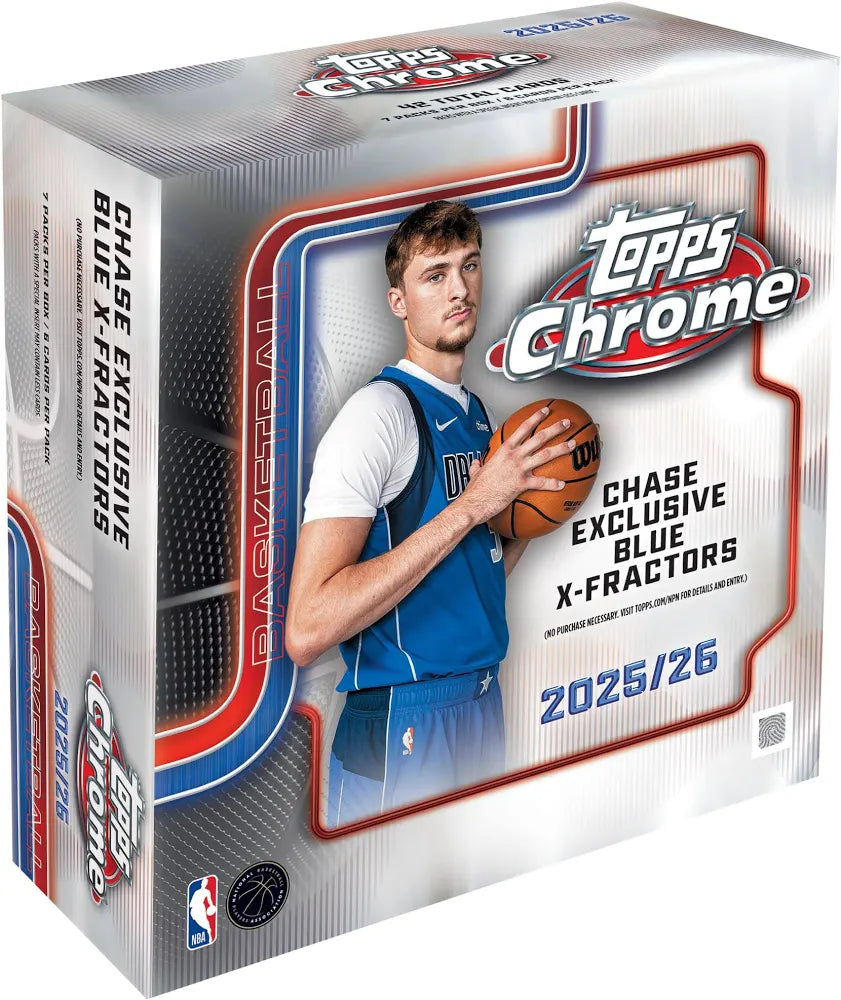 Topps chrome mega box nba 2025/26